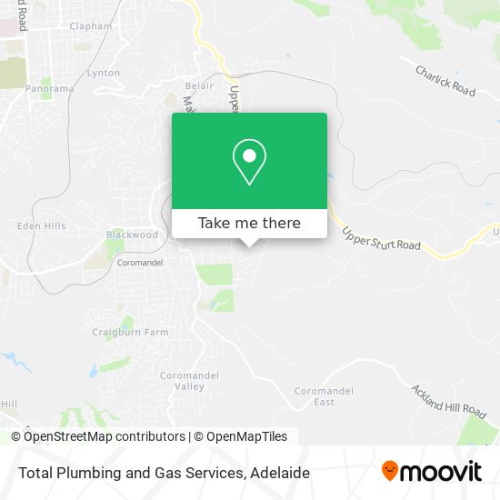 Total Plumbing and Gas Services map