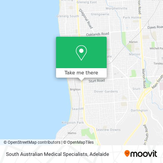 Mapa South Australian Medical Specialists