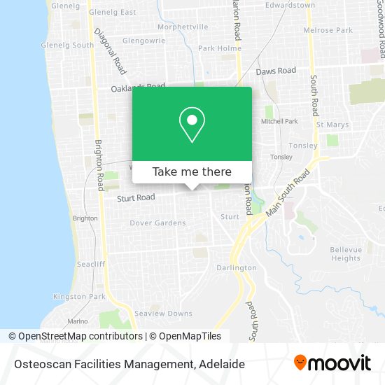 Osteoscan Facilities Management map