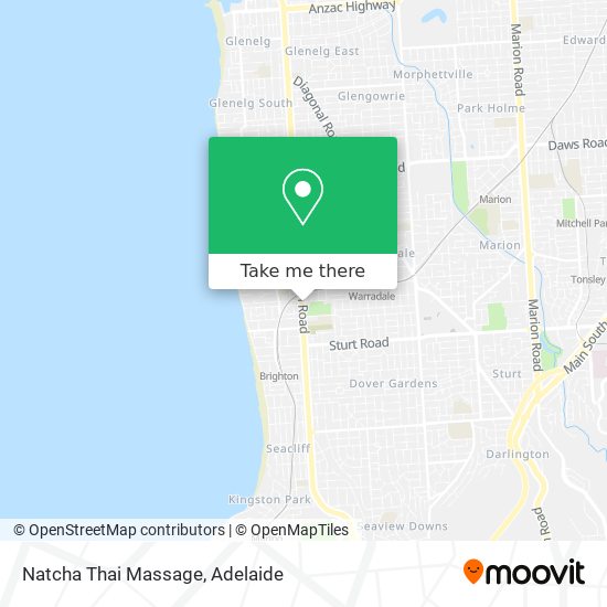 Natcha Thai Massage map