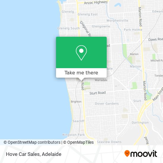 Hove Car Sales map