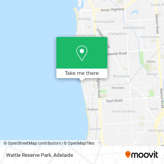 Wattle Reserve Park map