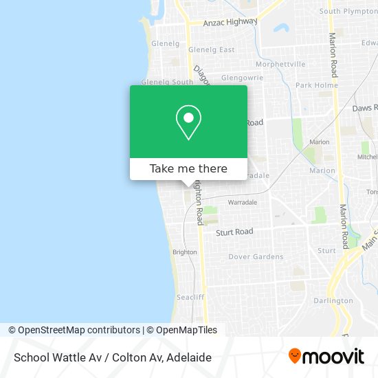 School Wattle Av / Colton Av map