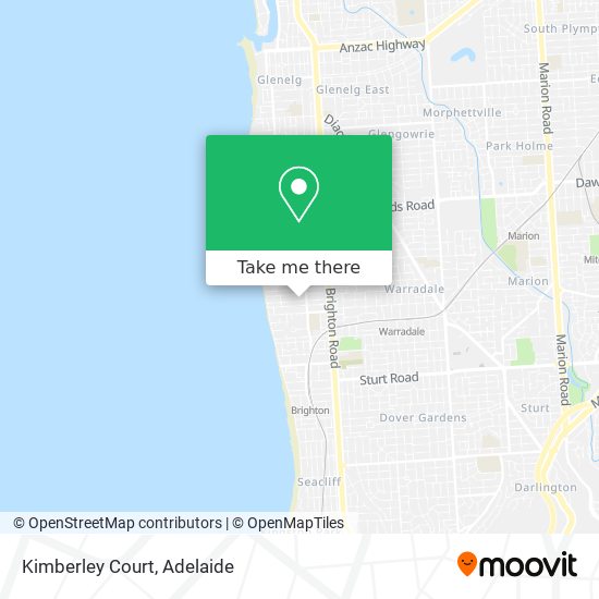 Mapa Kimberley Court