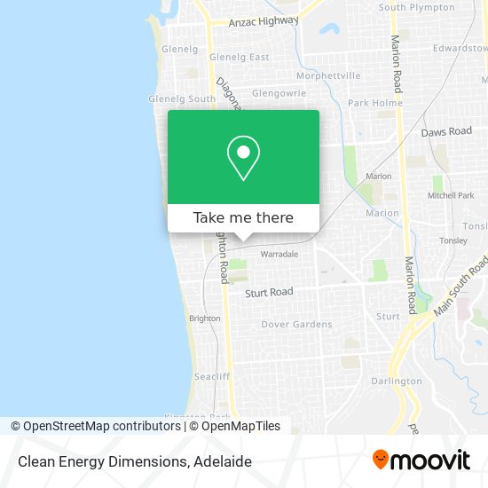 Clean Energy Dimensions map