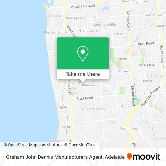 Mapa Graham John Dennis Manufacturers Agent