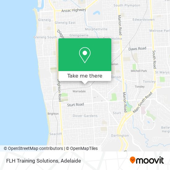 FLH Training Solutions map