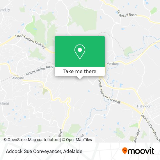 Adcock Sue Conveyancer map