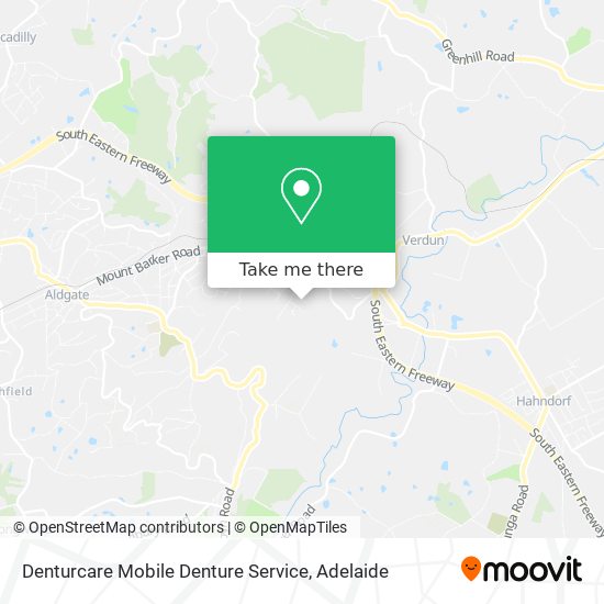 Mapa Denturcare Mobile Denture Service