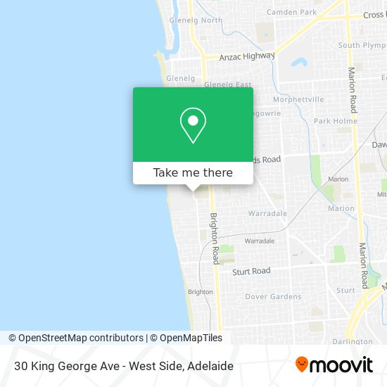 30 King George Ave - West Side map