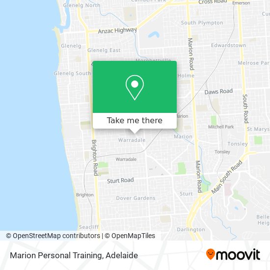 Mapa Marion Personal Training