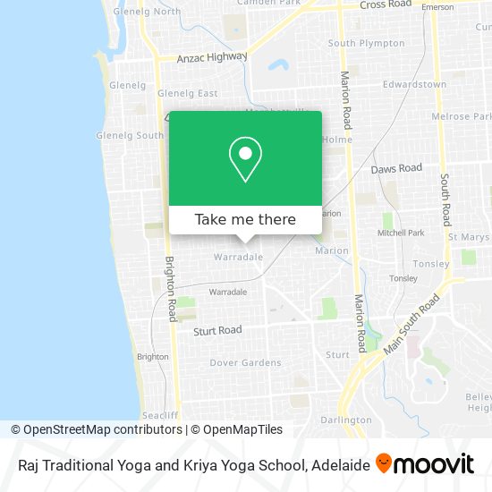 Raj Traditional Yoga and Kriya Yoga School map