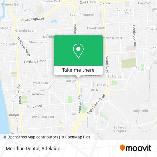 Meridian Dental map