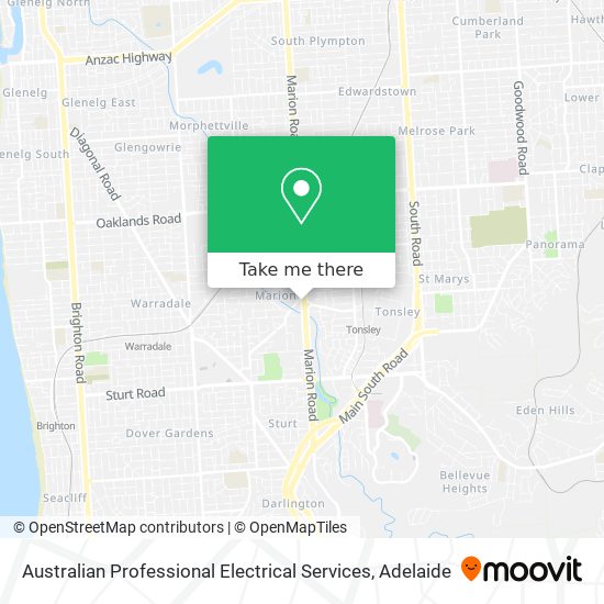 Australian Professional Electrical Services map