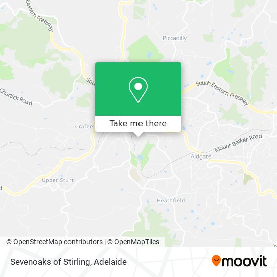 Sevenoaks of Stirling map