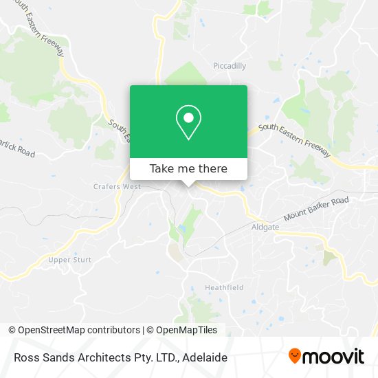 Ross Sands Architects Pty. LTD. map