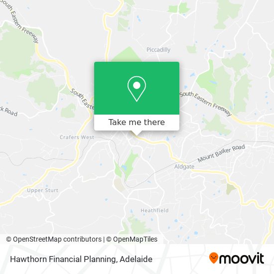 Hawthorn Financial Planning map