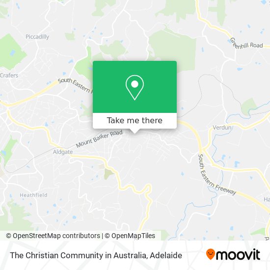 The Christian Community in Australia map