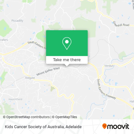 Mapa Kids Cancer Society of Australia