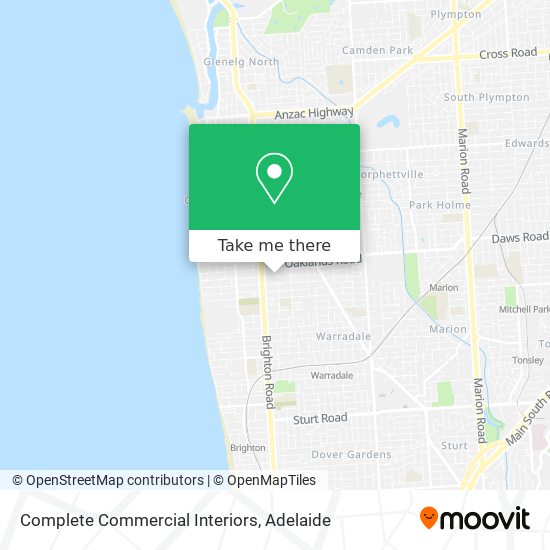 Complete Commercial Interiors map