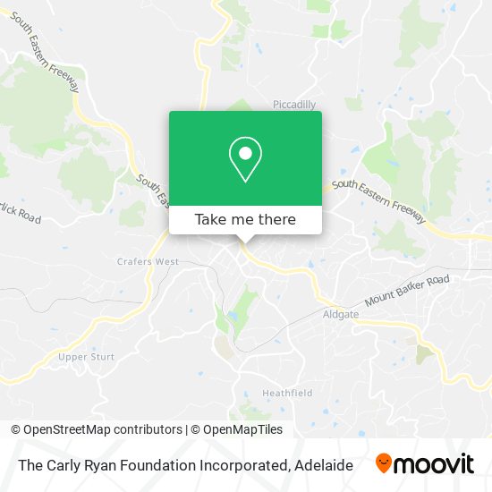 The Carly Ryan Foundation Incorporated map