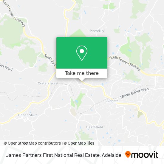 James Partners First National Real Estate map