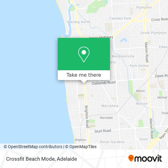 Crossfit Beach Mode map