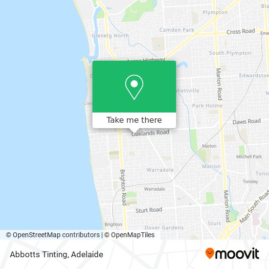 Abbotts Tinting map