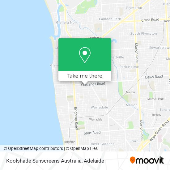 Mapa Koolshade Sunscreens Australia