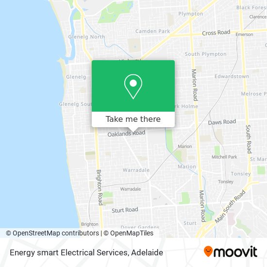 Energy smart Electrical Services map