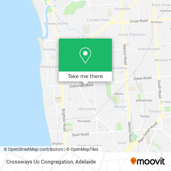 Crossways Uc Congregation map