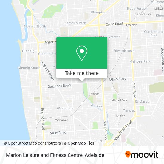 Marion Leisure and Fitness Centre map