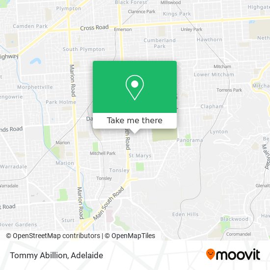 Tommy Abillion map