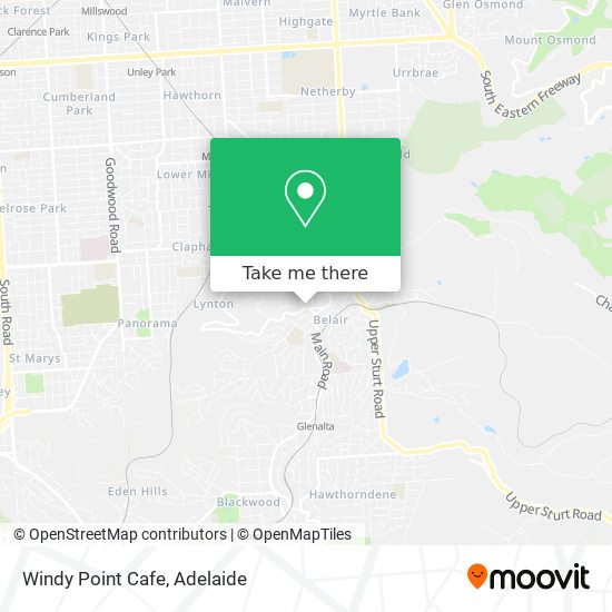 Windy Point Cafe map