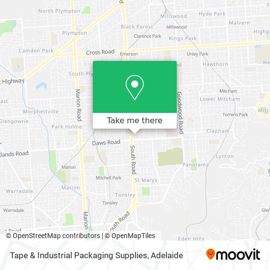 Tape & Industrial Packaging Supplies map