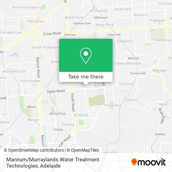 Mannum / Murraylands Water Treatment Technologies map