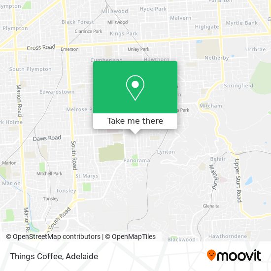 Things Coffee map