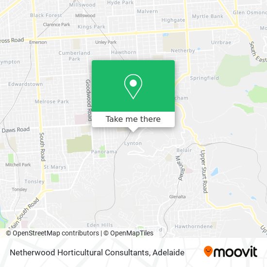 Netherwood Horticultural Consultants map