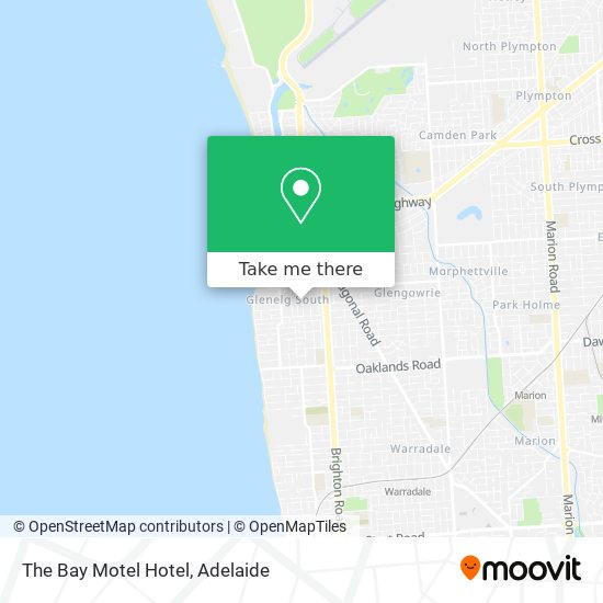 The Bay Motel Hotel map