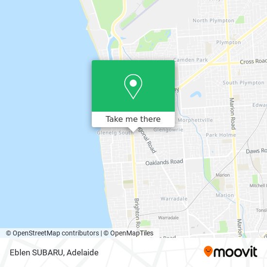 Eblen SUBARU map