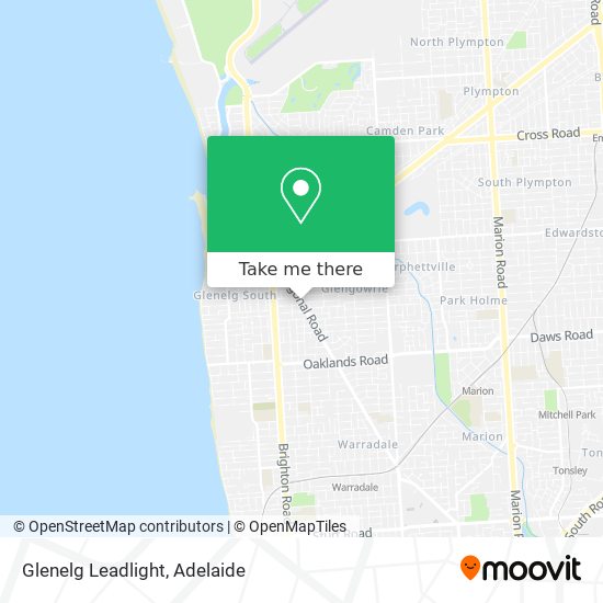 Glenelg Leadlight map