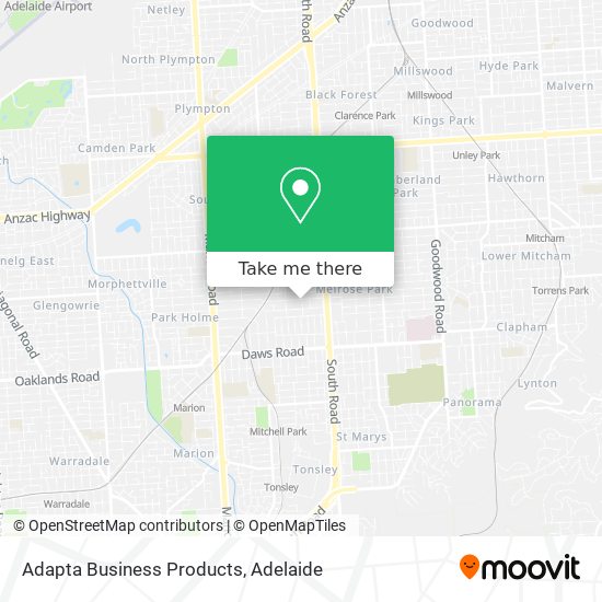 Adapta Business Products map