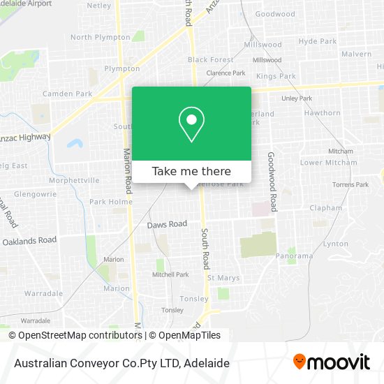 Australian Conveyor Co.Pty LTD map