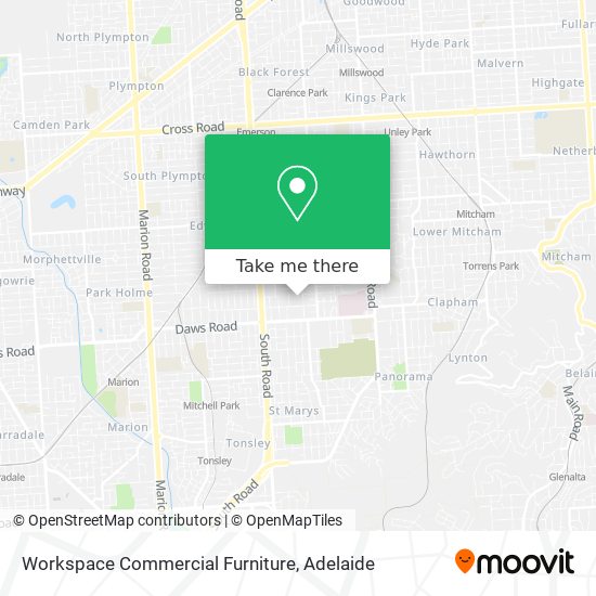 Workspace Commercial Furniture map