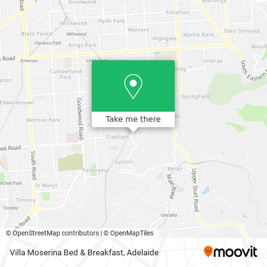 Villa Moserina Bed & Breakfast map