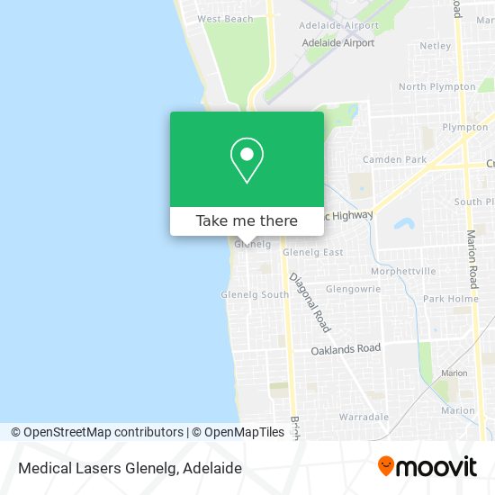 Medical Lasers Glenelg map