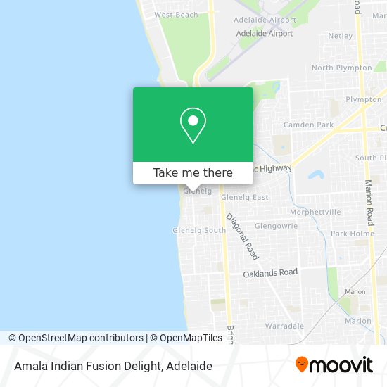 Amala Indian Fusion Delight map