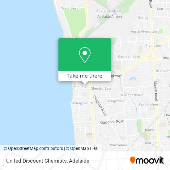 Mapa United Discount Chemists