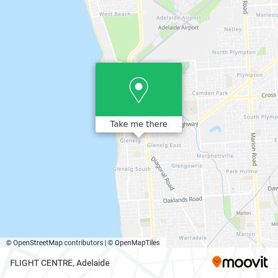 FLIGHT CENTRE map