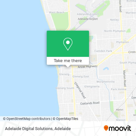 Adelaide Digital Solutions map